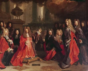 Ex-Voto (detail van de schepenen), 1696